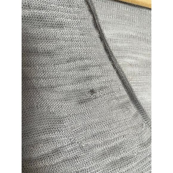 Helmut Lang Assymetric Mesh-Net Top Womens M Wool Alpaca Fairy Grunge Shirt - Picture 6 of 16